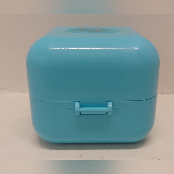 Polly Pocket 1991 Bluebird Dinnertime Ring and Ring Case *Incomplete Turquoise - Picture 7 of 15